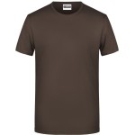 James+Nicholson 8008 Herren-T-Shirt aus Bio-Baumwolle – Braun S