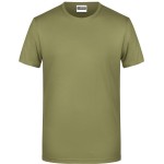 James+Nicholson 8008 Herren-T-Shirt aus Bio-Baumwolle – Khaki M