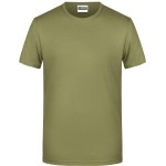 James+Nicholson 8008 Herren-T-Shirt aus Bio-Baumwolle – Khaki L