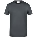 James+Nicholson 8008 Herren-T-Shirt aus Bio-Baumwolle – Graphit XL