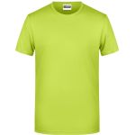 Herren-T-Shirt aus Bio-Baumwolle James+Nicholson 8008 – Säuregelb S
