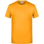 James+Nicholson 8008 Herren-T-Shirt aus Bio-Baumwolle – Goldgelb 3XL