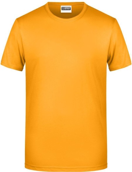 James+Nicholson 8008 Herren-T-Shirt aus Bio-Baumwolle – Goldgelb XXL
