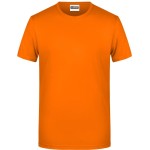 James+Nicholson Herren-T-Shirt aus Bio-Baumwolle 8008 – Orange S