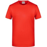 James+Nicholson 8008 Herren-T-Shirt aus Bio-Baumwolle – Grenadine S