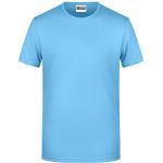 James+Nicholson 8008 Herren-T-Shirt aus Bio-Baumwolle – Himmelblau 3XL