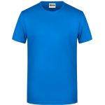 James+Nicholson 8008 Herren-T-Shirt aus Bio-Baumwolle – Cobalt S