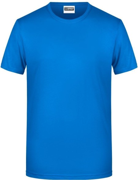 James+Nicholson 8008 Herren-T-Shirt aus Bio-Baumwolle – Kobalt XXL