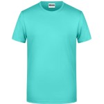 James+Nicholson 8008 Bio-Baumwoll-Herren-T-Shirt – Mint M