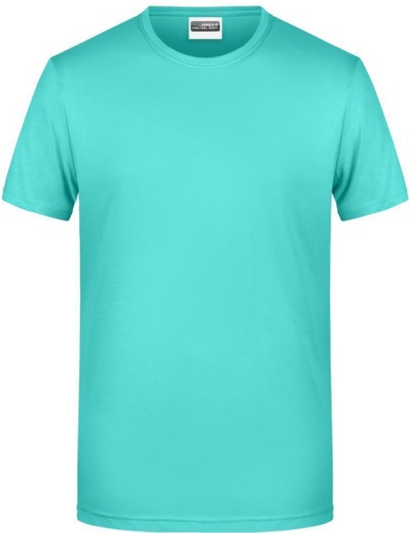 James+Nicholson 8008 Herren-T-Shirt aus Bio-Baumwolle – Mint 3XL