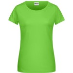 Damen-T-Shirt aus Bio-Baumwolle James+Nicholson 8007 – Limettengrün XL