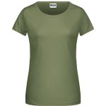 James+Nicholson 8007 Bio-Baumwoll-Damen-T-Shirt – Khaki L