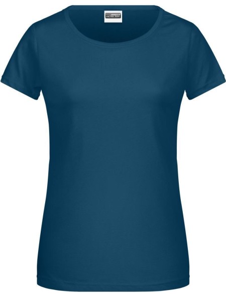 Damen-T-Shirt aus Bio-Baumwolle James+Nicholson 8007 - Petrol M