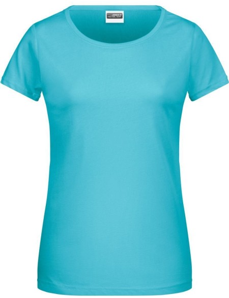 Damen-T-Shirt aus Bio-Baumwolle James+Nicholson 8007 – Pacific XS