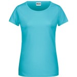 James+Nicholson 8007 Damen-T-Shirt aus Bio-Baumwolle – Pacific XL