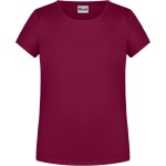 James+Nicholson Mädchen-T-Shirt aus Bio-Baumwolle 8007G - Vínová S