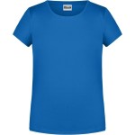 James+Nicholson Mädchen-T-Shirt aus Bio-Baumwolle 8007G – Kobalt L