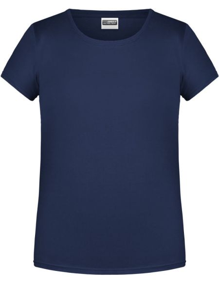 James+Nicholson Mädchen-T-Shirt aus Bio-Baumwolle 8007G – Wein