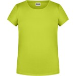 James+Nicholson Mädchen-T-Shirt aus Bio-Baumwolle 8007G – Säuregelb XXL