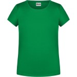 James+Nicholson Mädchen-T-Shirt aus Bio-Baumwolle 8007G – Farngrün M