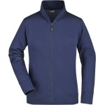 James+Nicholson JN52 Damen-Kapuzenpullover mit Reißverschluss – Marineblau S