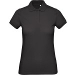 B+C Inspire Poloshirt für Damen – Schwarz XS