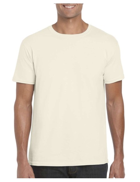 Herren T-Shirt Gildan GI64000 - Natur S