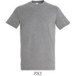 Herren-T-Shirt – Imperial – Grau meliert 5XL